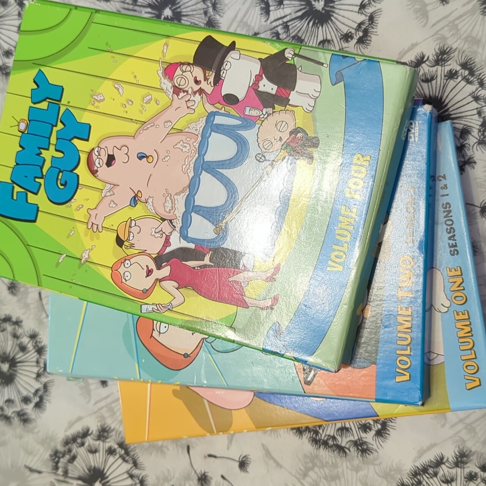 Family Guy DVD Box Sets Vol. 1,2 and 4 VGC